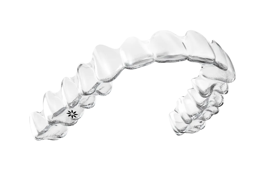 Clear aligner tray for Candid Pro treatment